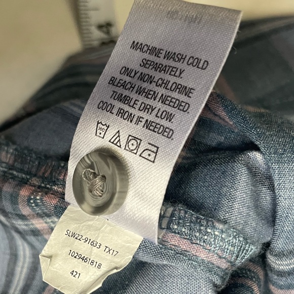 Ridgecut Tough wear 3X Women's Short Sleeve Plaid Shirt, Bundle of two - Picture 15 of 15